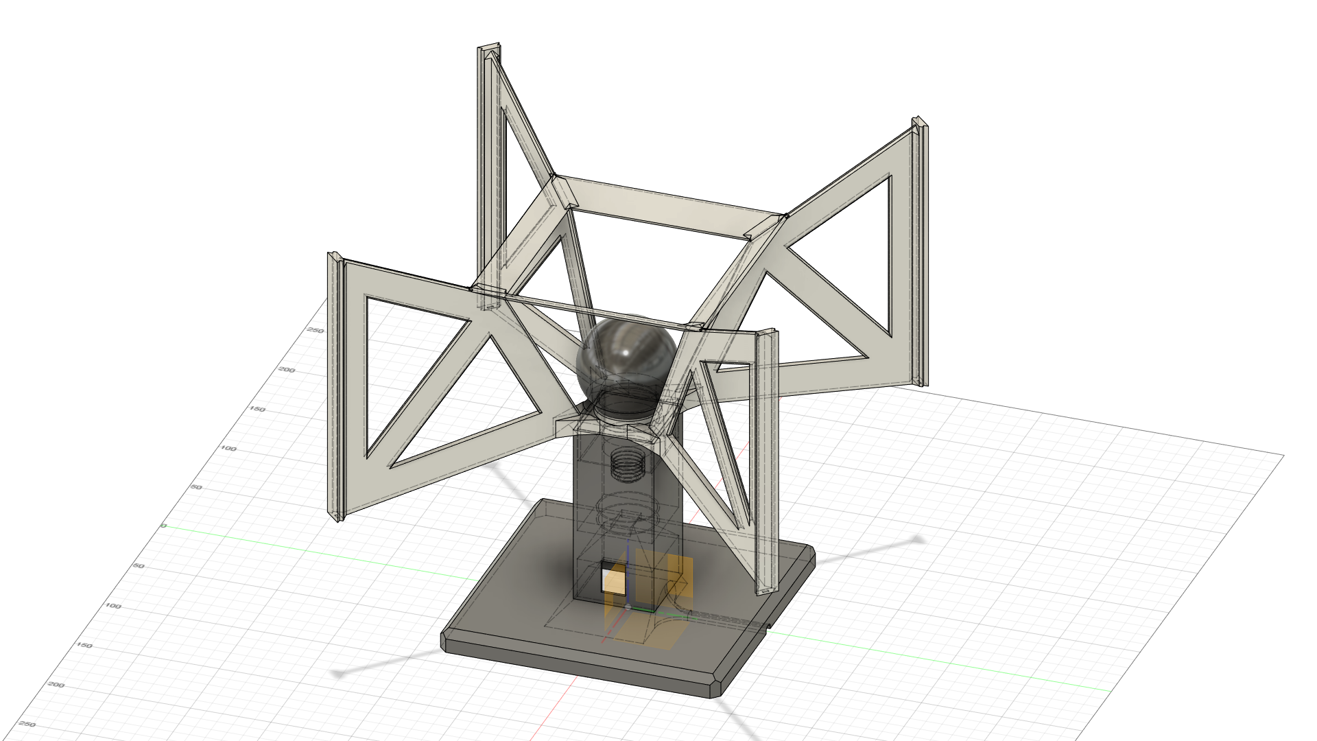 Modelo original de Fusion 360 de la lámpara de litofán